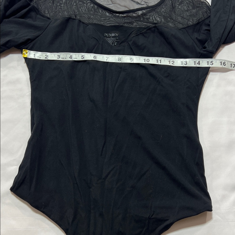 Pumiey bodysuit with sheer panel size M - Picture 5 of 10